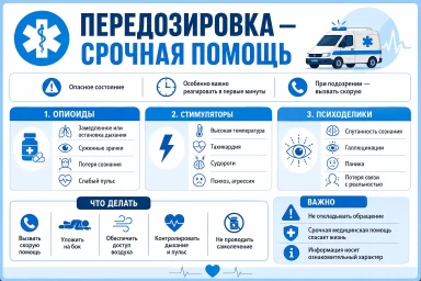 Помощь при передозировке в Зубовой Поляне